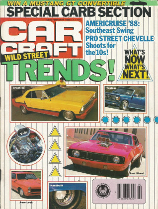CAR CRAFT 1988 FEB - BILLY MEYER, QUAD 4, SS396